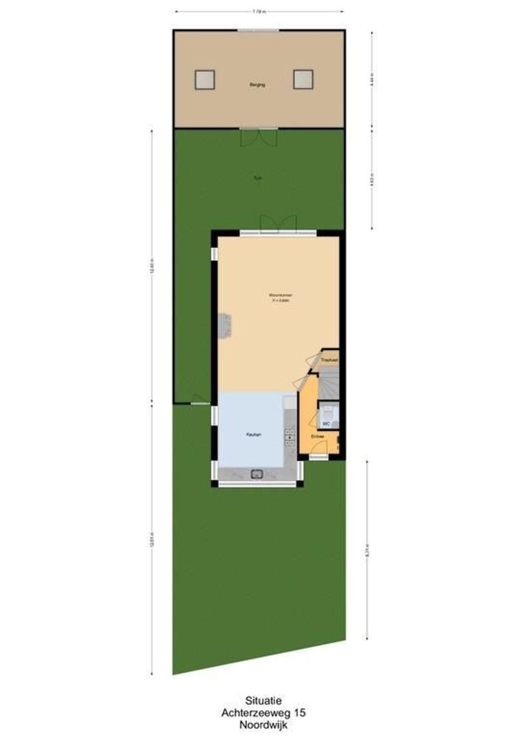 Achterzeeweg 15, Noordwijk plattegrond-0
