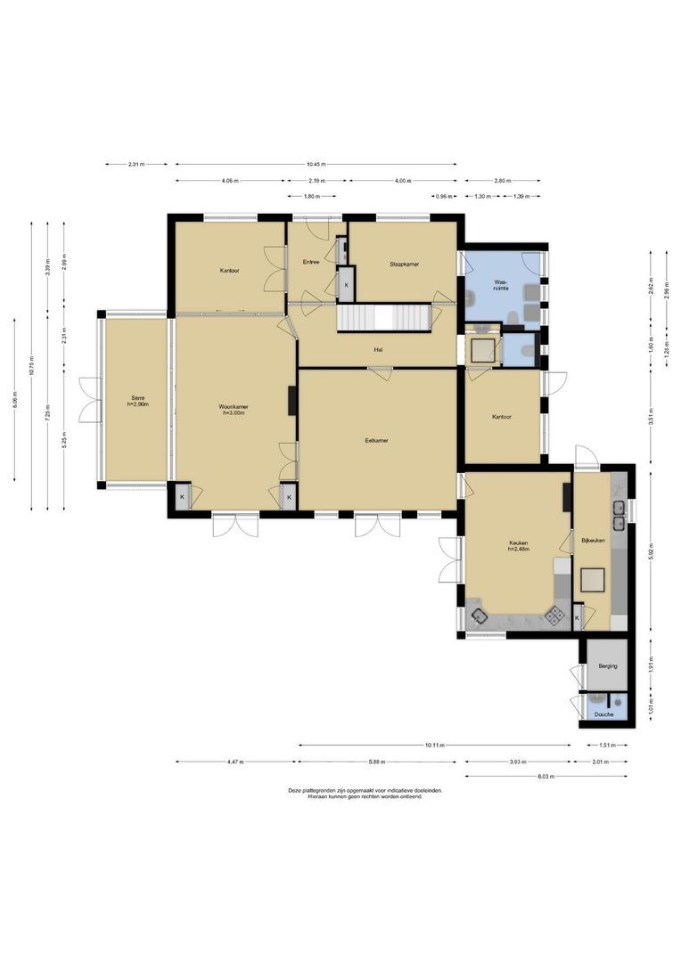 Gooweg 16, Noordwijk plattegrond-1