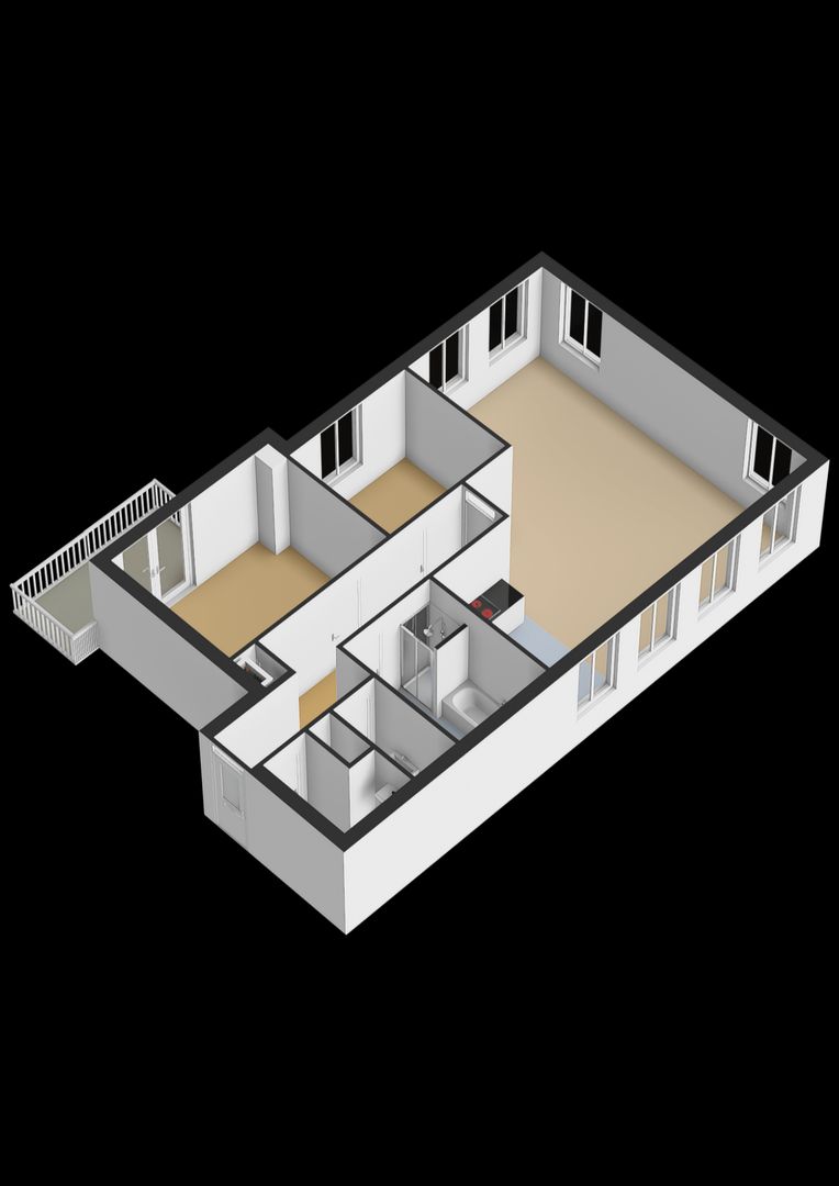 Duinweg 14 G, Noordwijk plattegrond-1