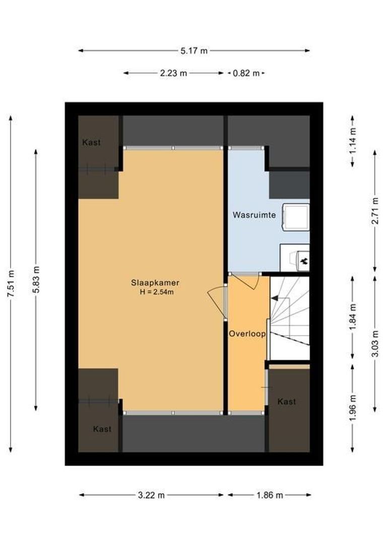 Westerhout 57, Noordwijkerhout plattegrond-3