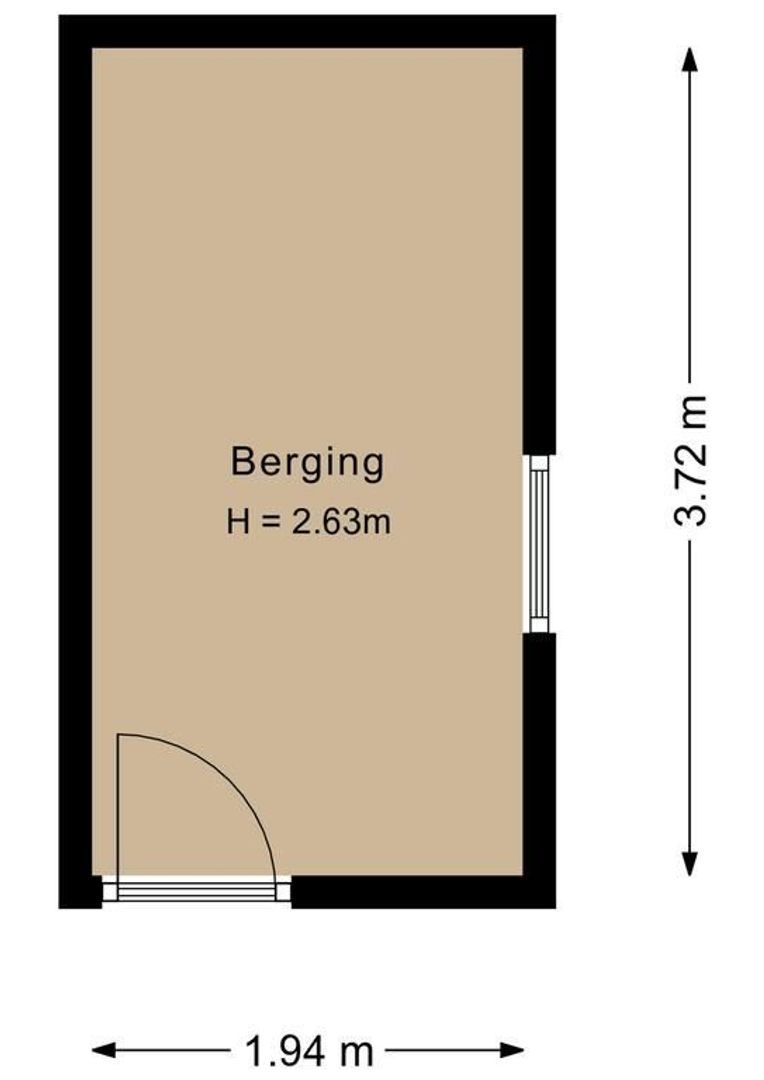 Salviahof 61, Noordwijk plattegrond-1