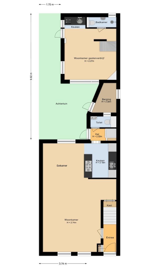 Julianastraat 18, Noordwijk plattegrond-0