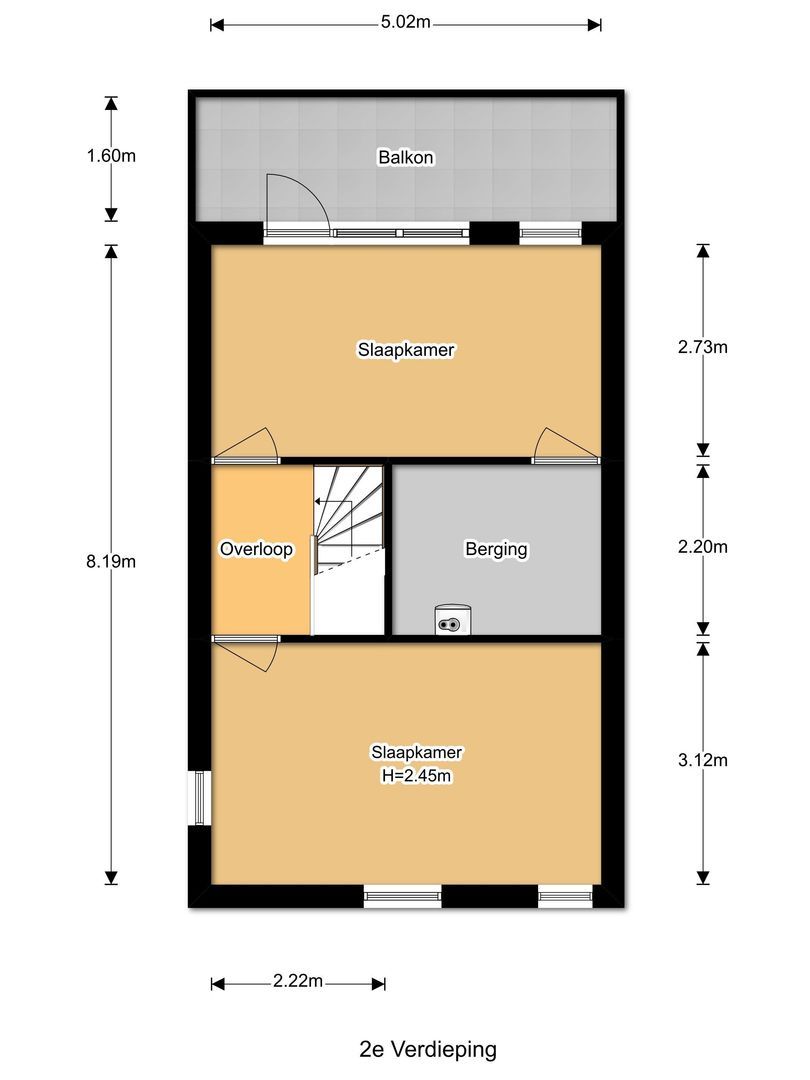 de la Bassecour Caanstraat 147, Noordwijk plattegrond-3