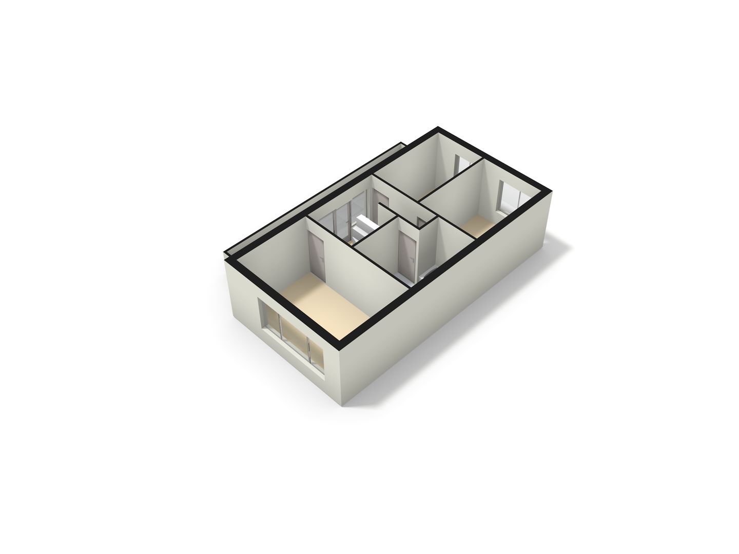 de la Bassecour Caanstraat 147, Noordwijk plattegrond-6