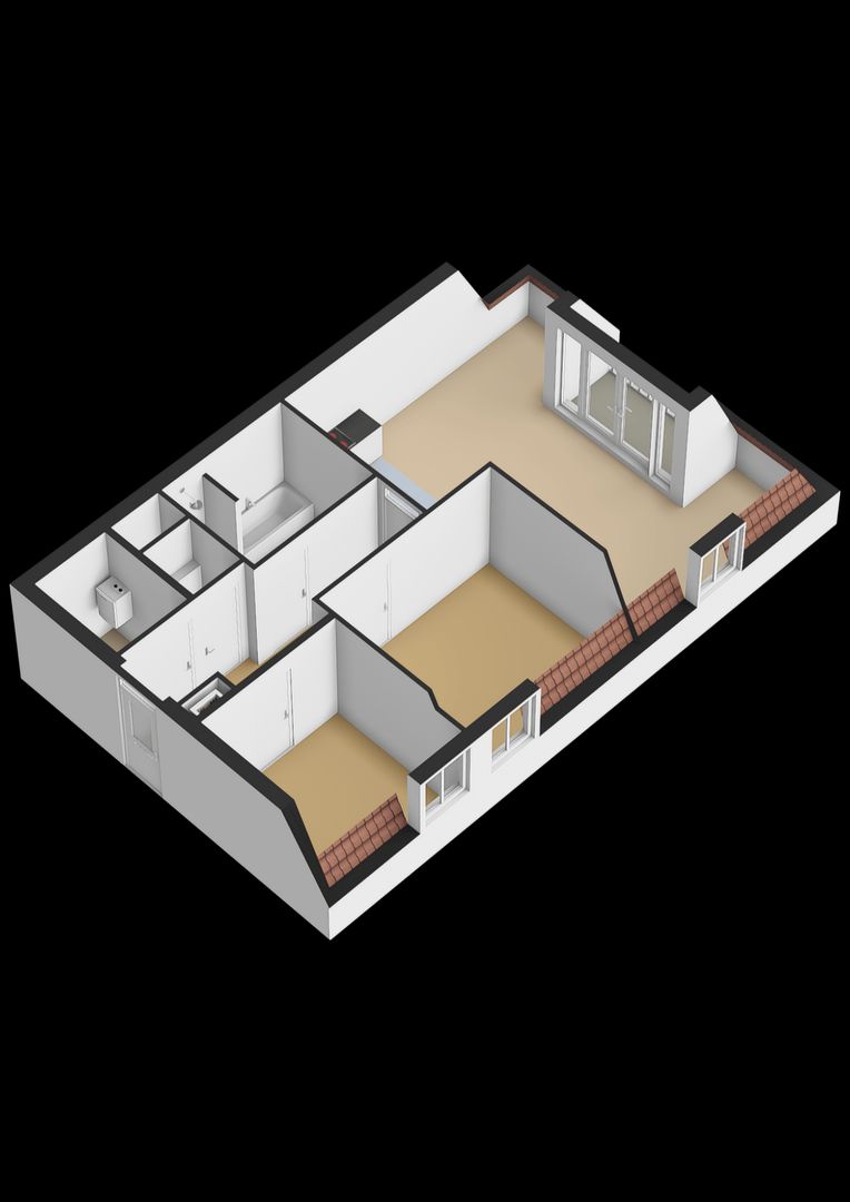 Duinweg 14 O, Noordwijk plattegrond-2