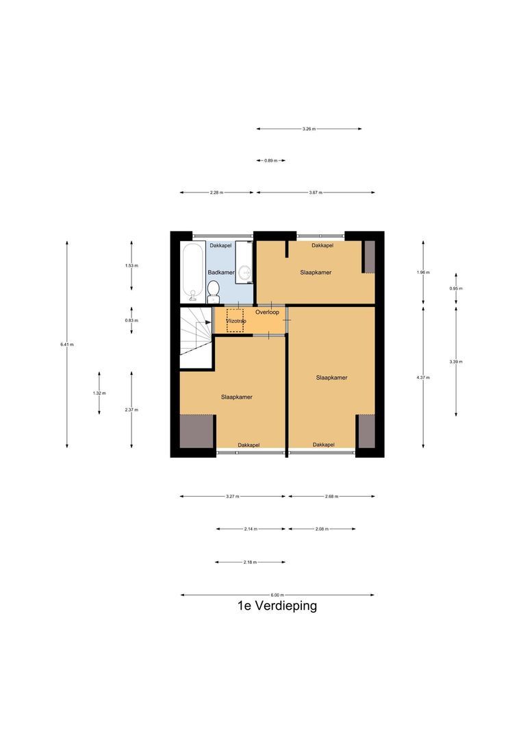 Katwijksestraat 24, Noordwijk plattegrond-1