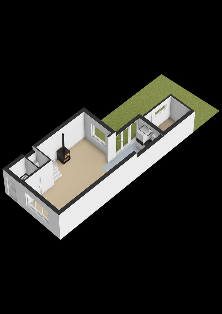 IJmuiderstraat 20, Noordwijk plattegrond-1