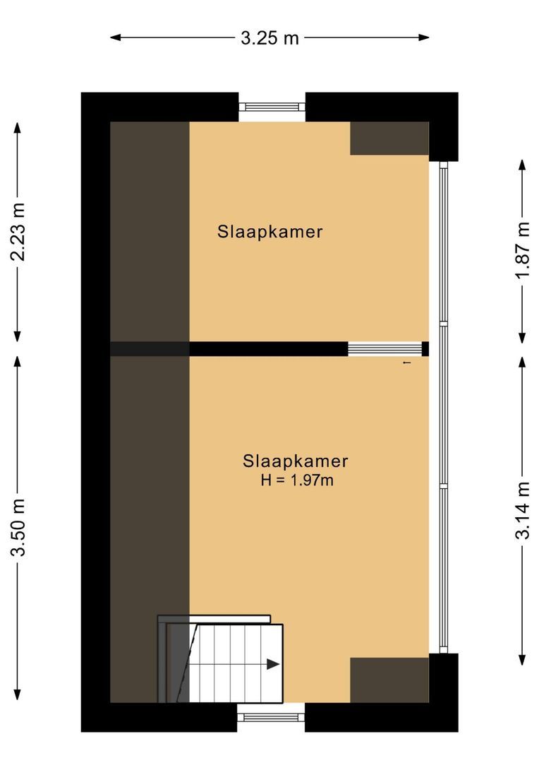 Witte de Withstraat 8, Noordwijk plattegrond-3