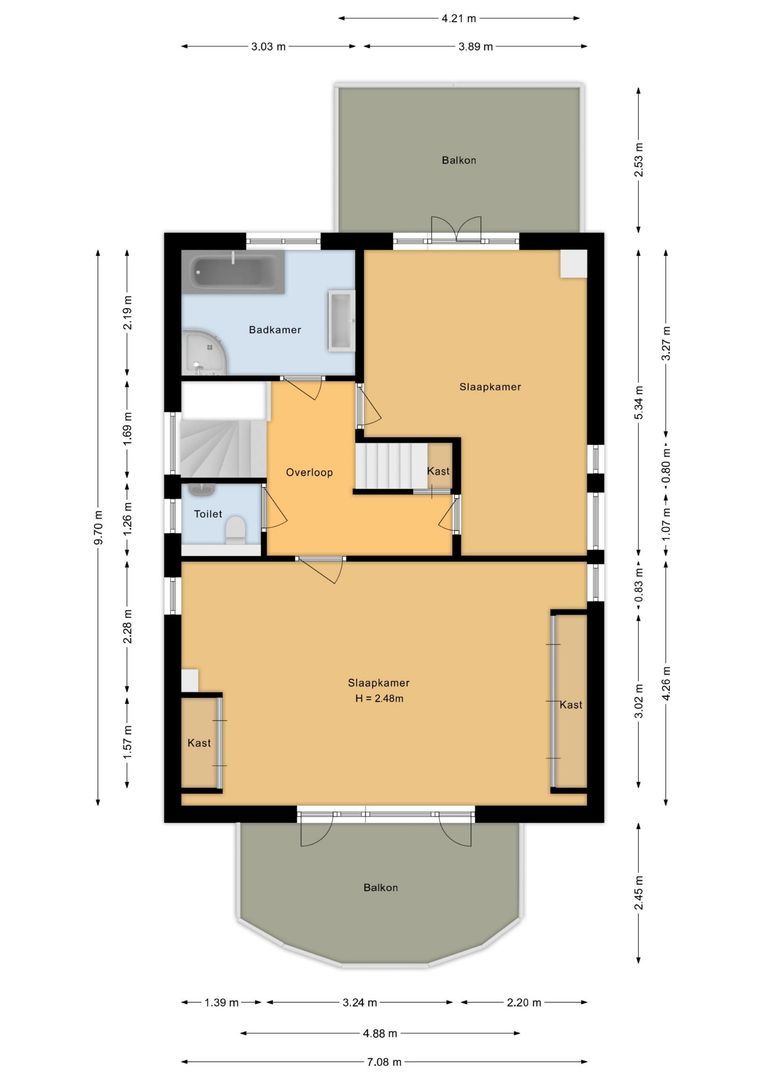 Koningin Astrid Boulevard 37, Noordwijk plattegrond-2