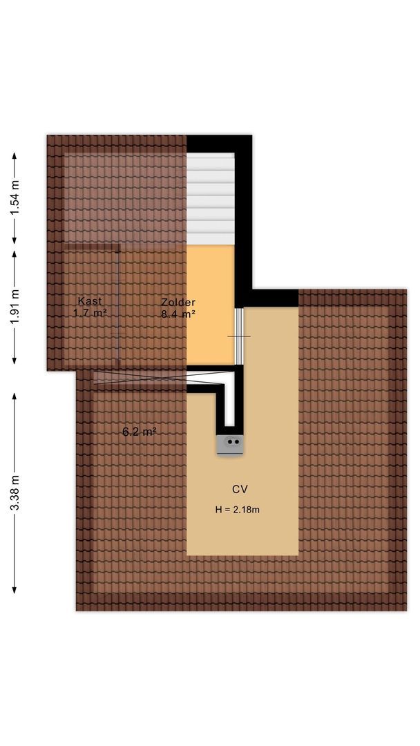 Oude Zeeweg 84, Noordwijk plattegrond-3