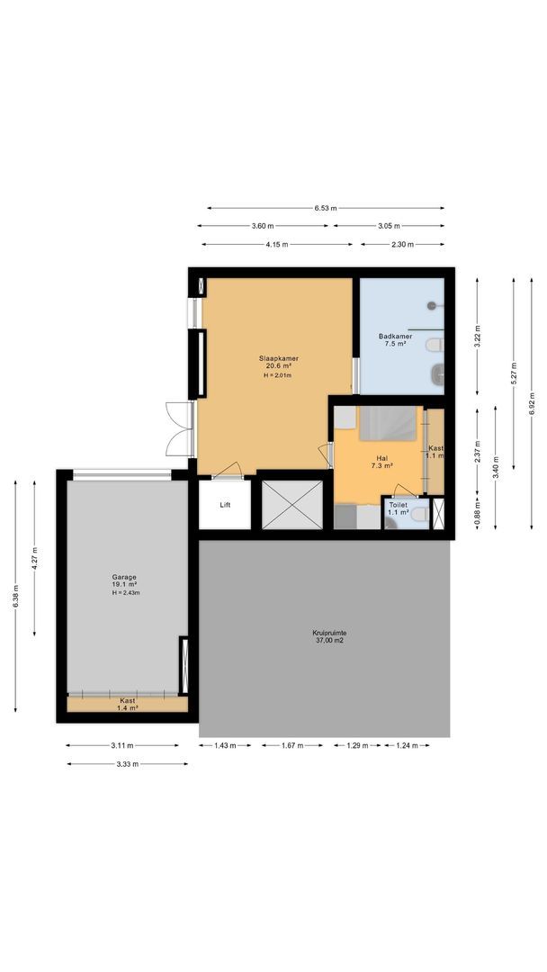 Oude Zeeweg 84, Noordwijk plattegrond-4