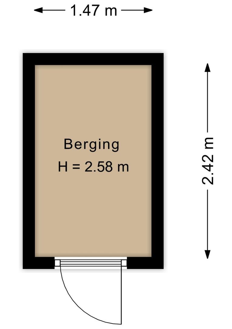 Peterhof 44, Noordwijk plattegrond-1