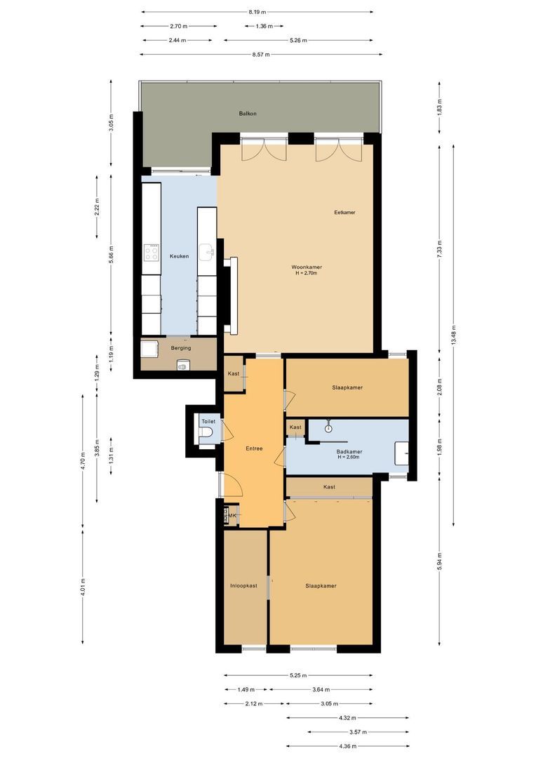 Biezenland 53, Noordwijk plattegrond-0