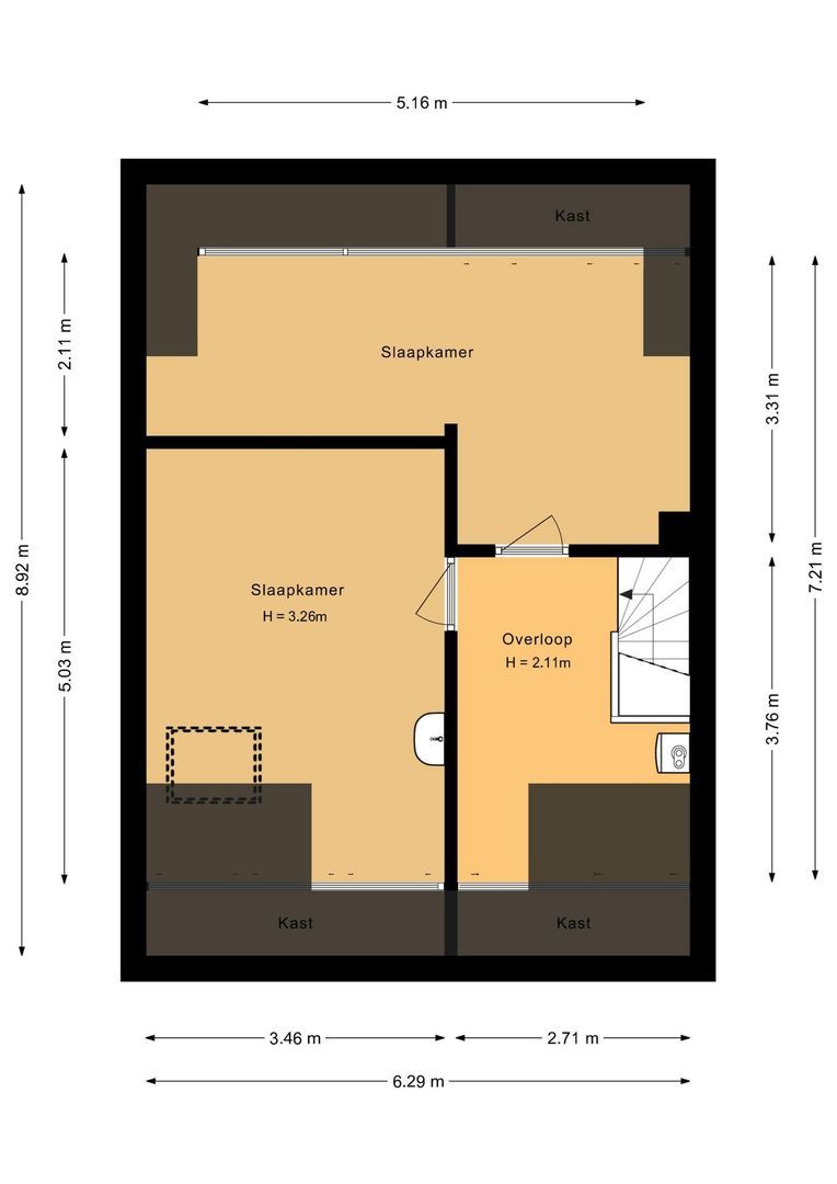 Thijs van der Lindenstraat 44, Noordwijk plattegrond-3