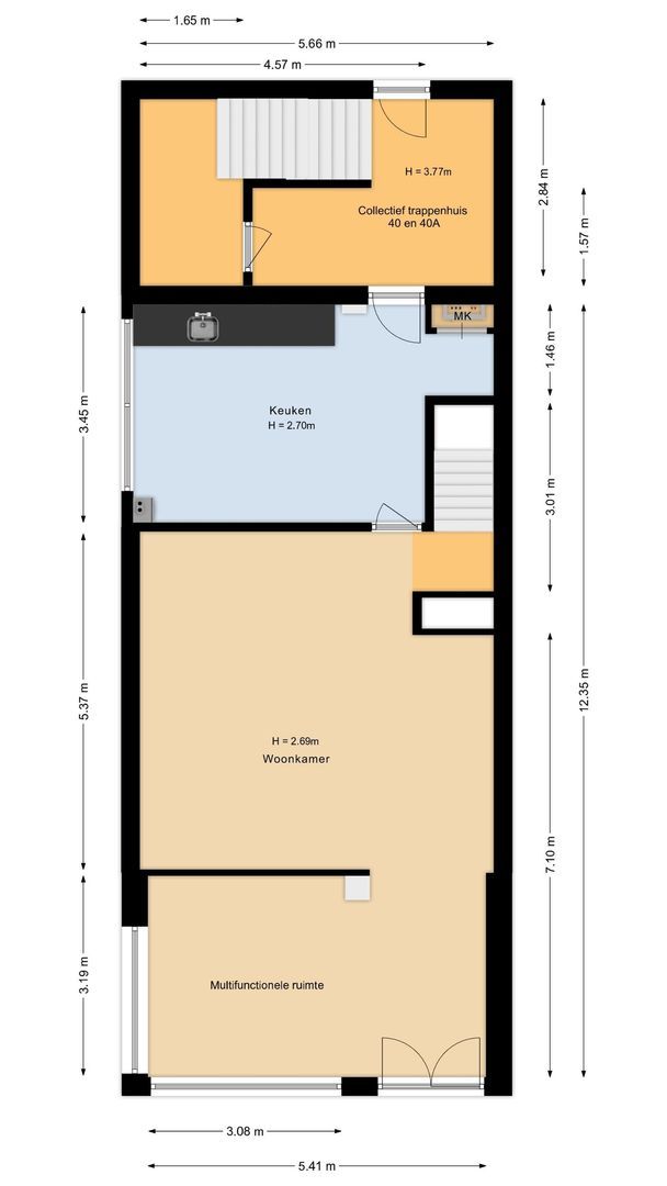 Albert Verweystraat 40, Noordwijk plattegrond-0