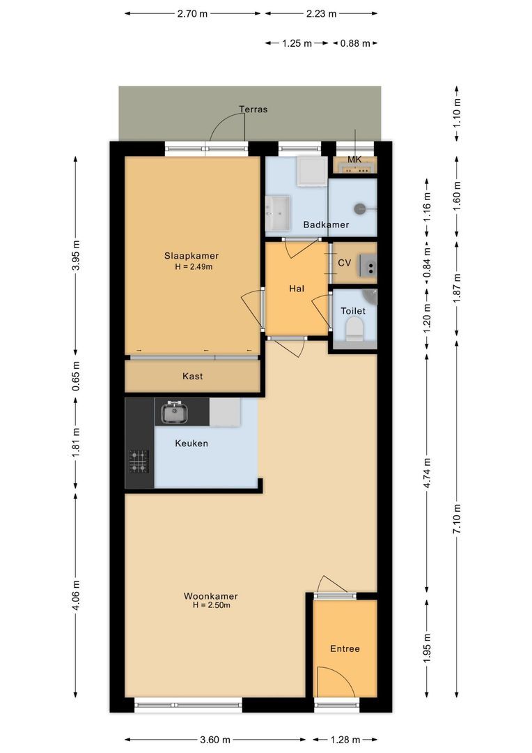 Pickéstraat 39, Noordwijk plattegrond-0