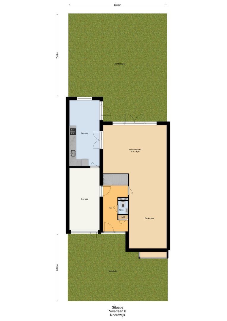 Viverlaan 6, Noordwijk plattegrond-0