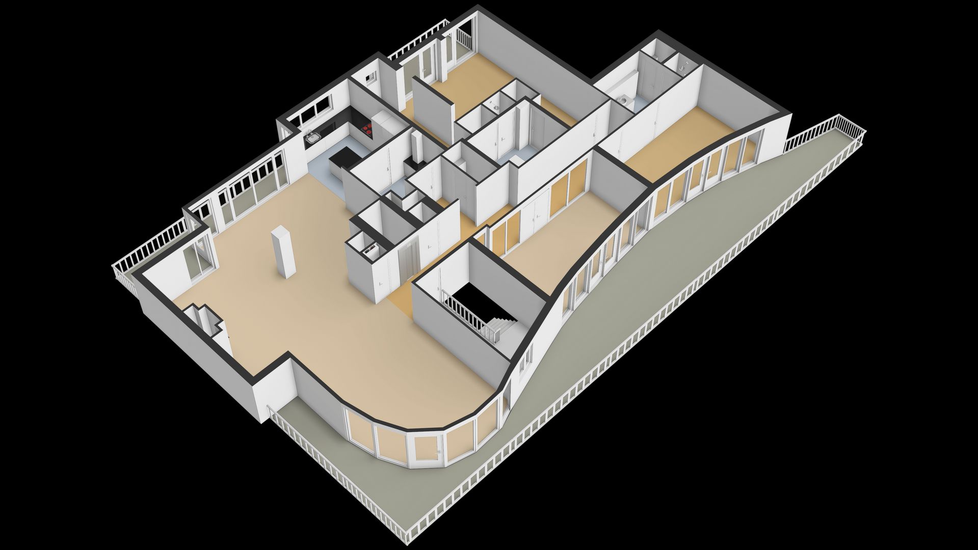 Les Dunes 9, Noordwijk plattegrond-2