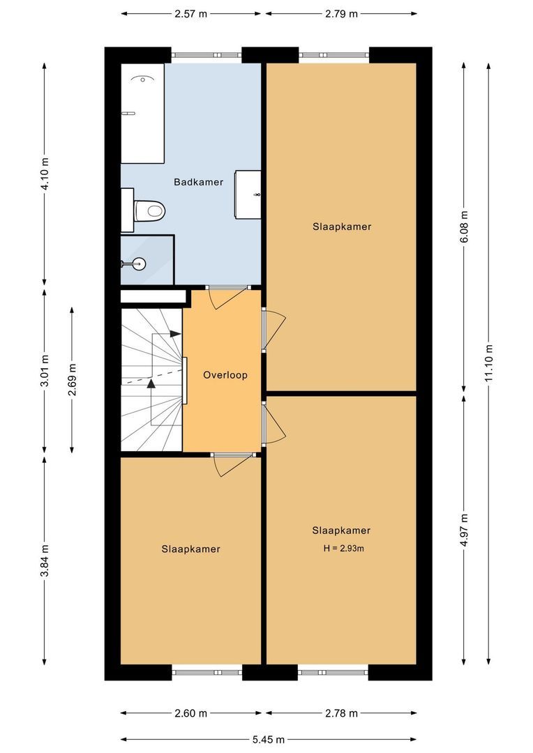 Nieuwe Voorstraat 37, Noordwijk plattegrond-2