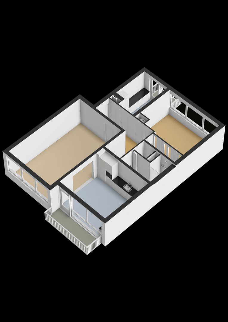 van de Mortelstraat 156, Noordwijk plattegrond-2