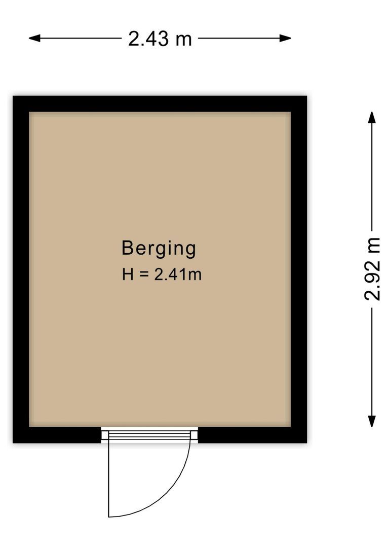 van de Mortelstraat 156, Noordwijk plattegrond-1