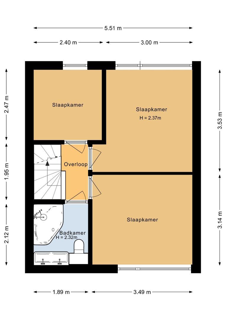 Ludolph Berkemeierstraat 50, Noordwijk plattegrond-2