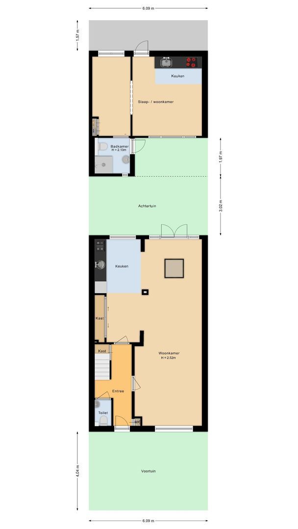 Ludolph Berkemeierstraat 50, Noordwijk plattegrond-0
