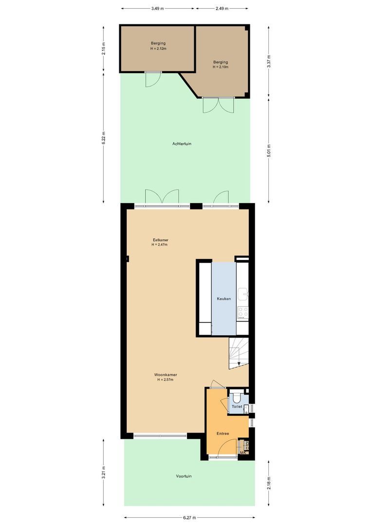 Dreefkant 34, Noordwijk plattegrond-0