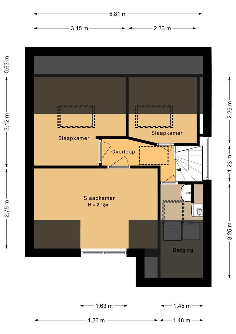 Dreefkant 34, Noordwijk plattegrond-3