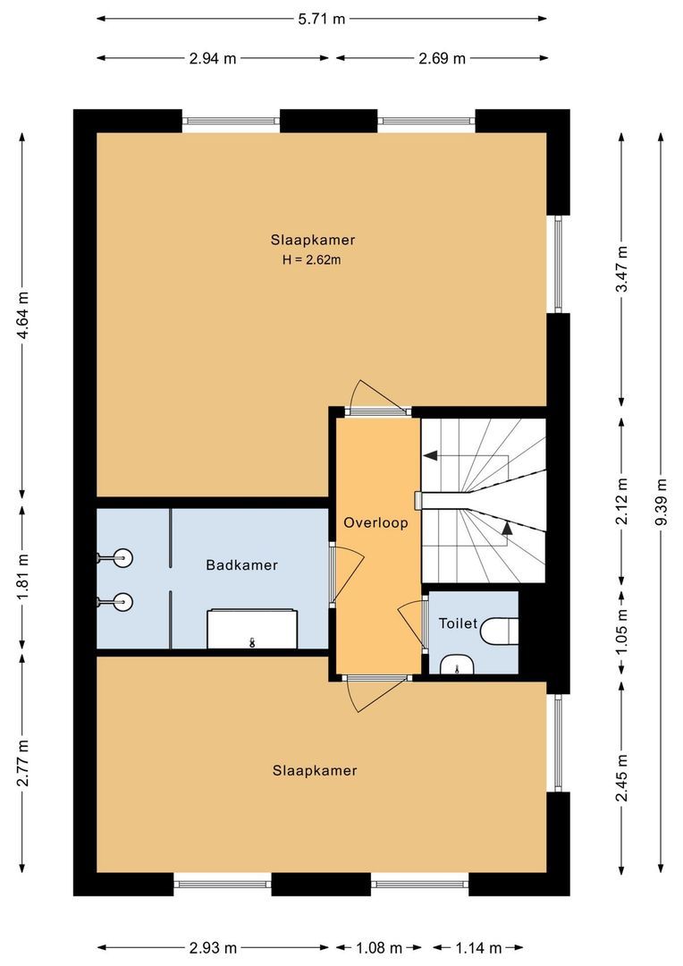 Nico Steenvoordenstraat 26, Noordwijk plattegrond-2