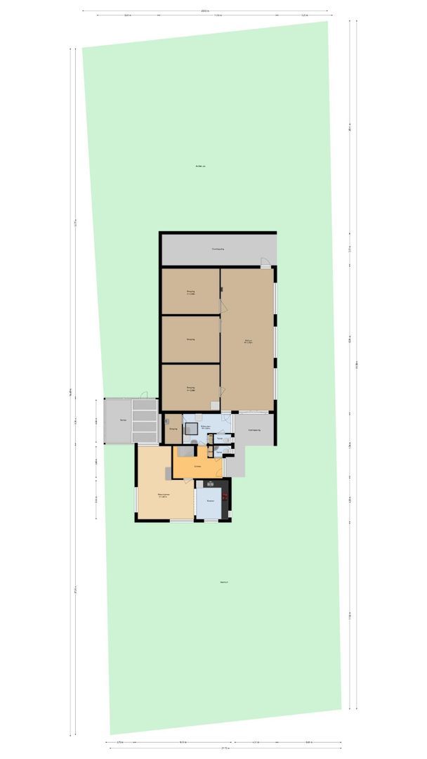 Zwarteweg 18, Noordwijk plattegrond-0