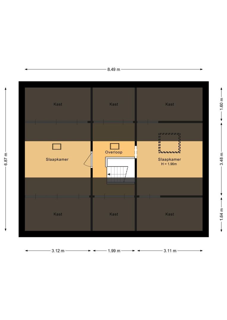 Zwarteweg 18, Noordwijk plattegrond-3