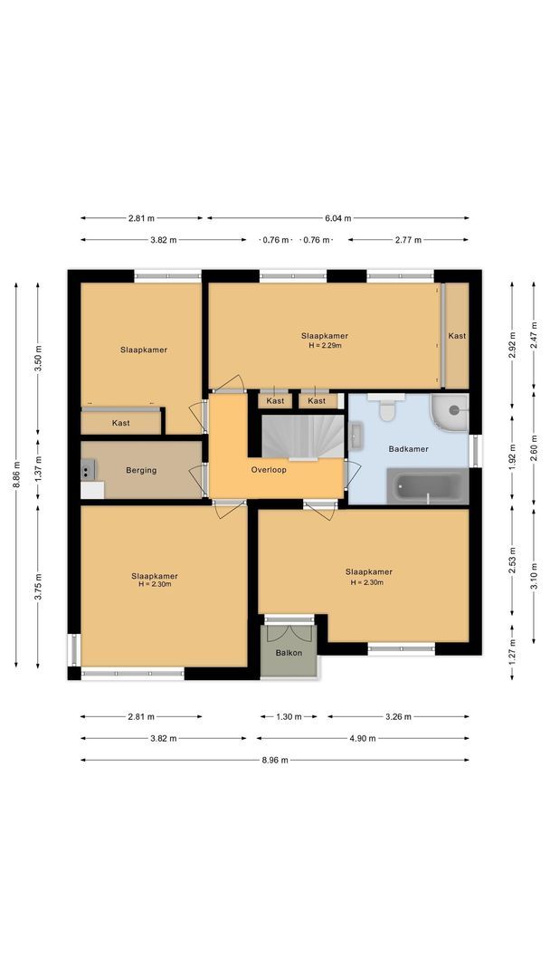 Offemweg 4, Noordwijk plattegrond-2