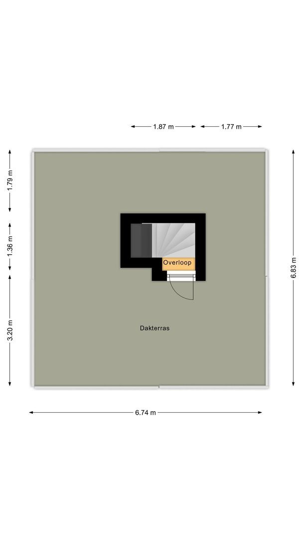 Offemweg 4, Noordwijk plattegrond-3