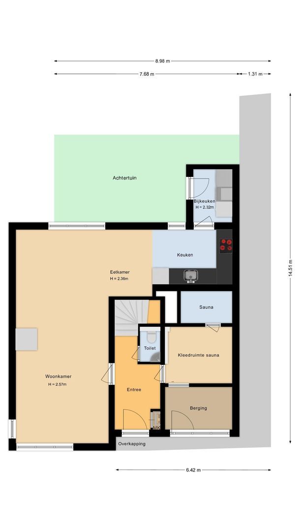 Offemweg 4, Noordwijk plattegrond-0