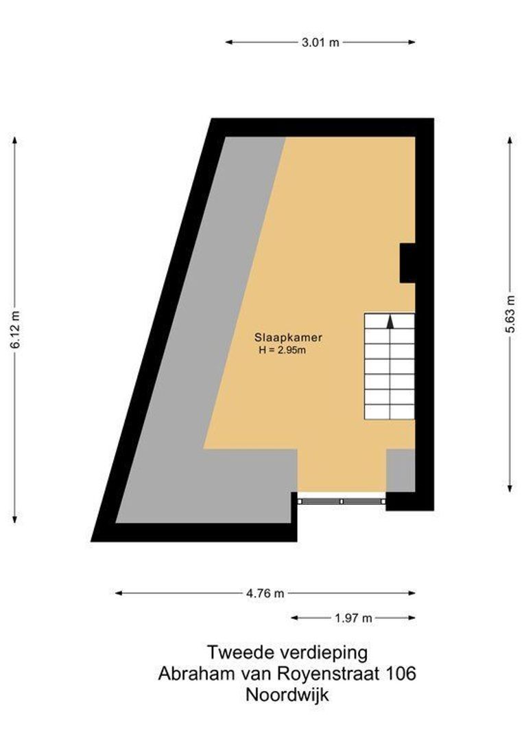 Abraham van Royenstraat 106, Noordwijk plattegrond-3