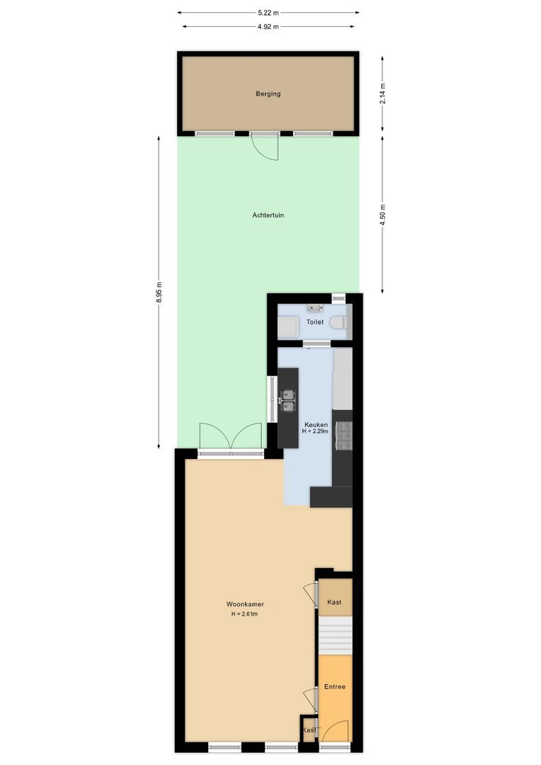 Piet Heinstraat 25, Noordwijk plattegrond-0