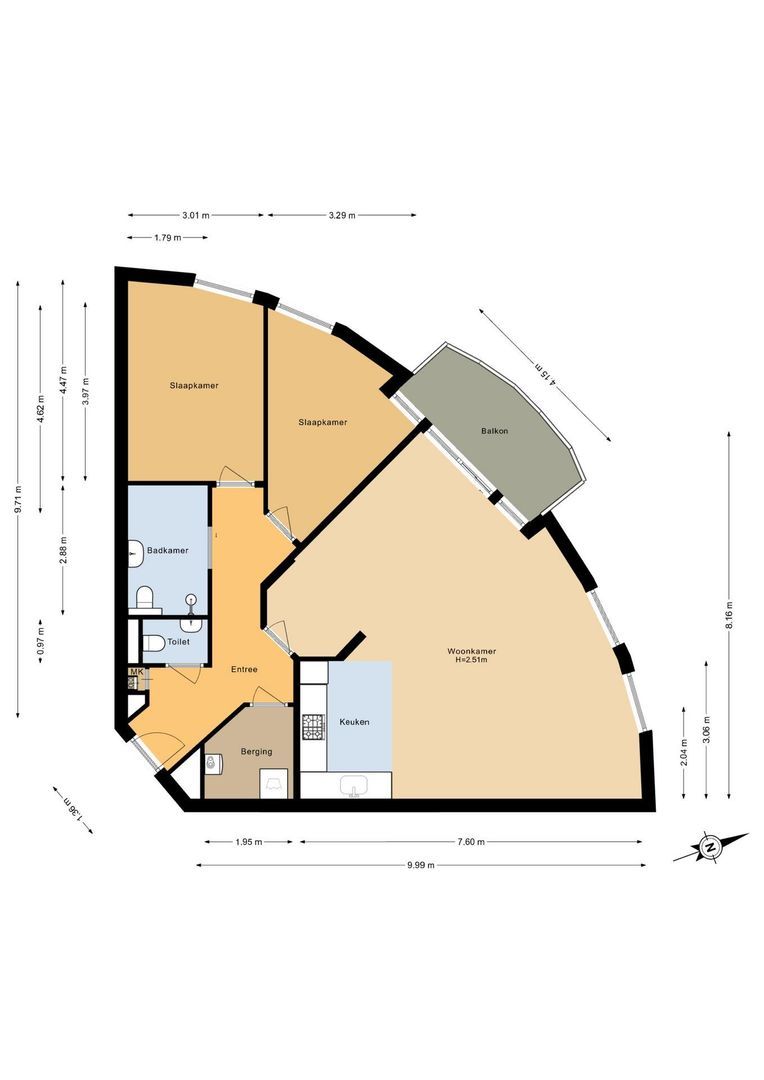 Groot Hoogwaak 102, Noordwijk plattegrond-0