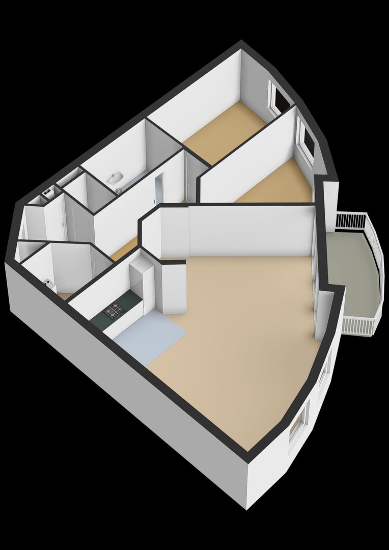 Groot Hoogwaak 102, Noordwijk plattegrond-3