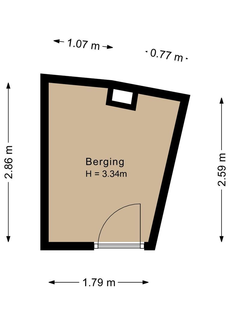 Groot Hoogwaak 102, Noordwijk plattegrond-1