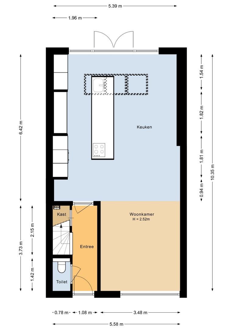 Dr. Hadriaan van Neslaan 86, Noordwijk plattegrond-1