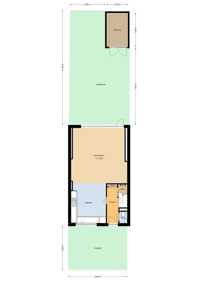 Dr. Hadriaan van Neslaan 80, Noordwijk plattegrond-0