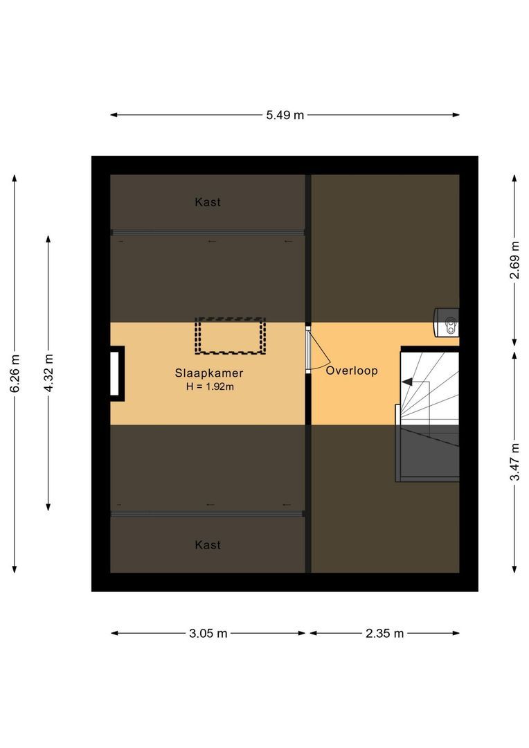 Dr. Hadriaan van Neslaan 80, Noordwijk plattegrond-3