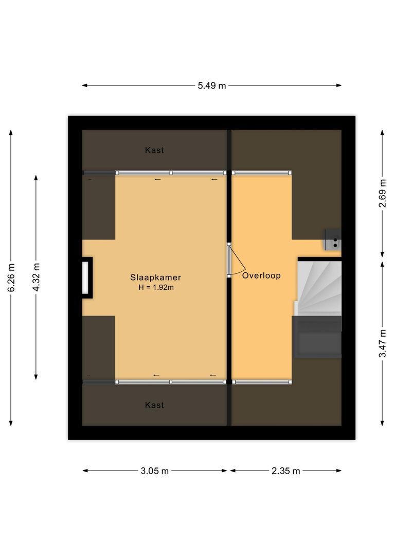 Dr. Hadriaan van Neslaan 80, Noordwijk plattegrond-4