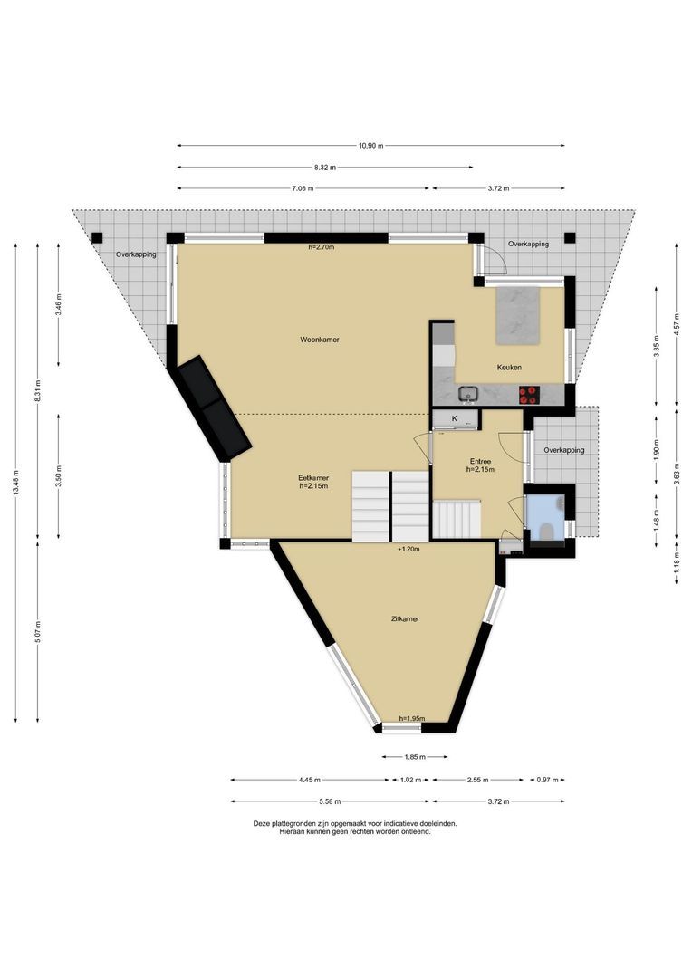 Rembrandtweg 11 A, Noordwijk plattegrond-2