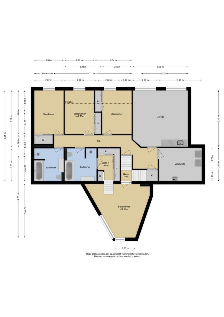 Rembrandtweg 11 A, Noordwijk plattegrond-3