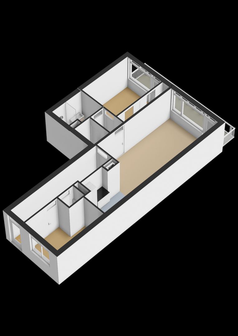 Jan van Henegouwenweg 64, Noordwijk plattegrond-2