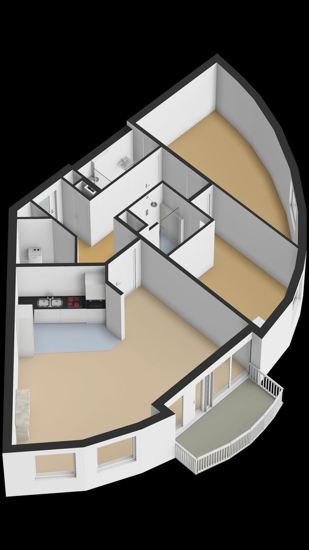 Groot Hoogwaak 104, Noordwijk plattegrond-3