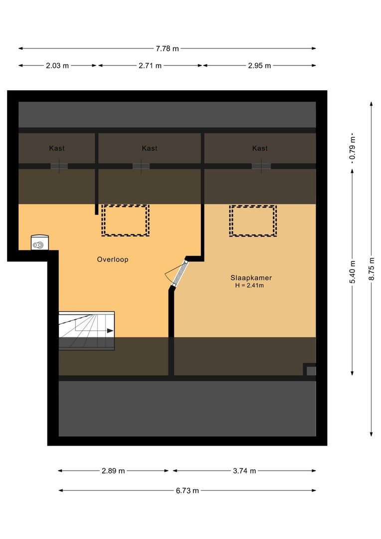 Gladiolusstraat 61, Noordwijk plattegrond-1