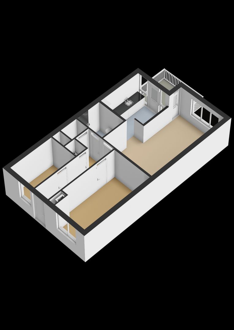 Zandbank 47, Noordwijk plattegrond-2